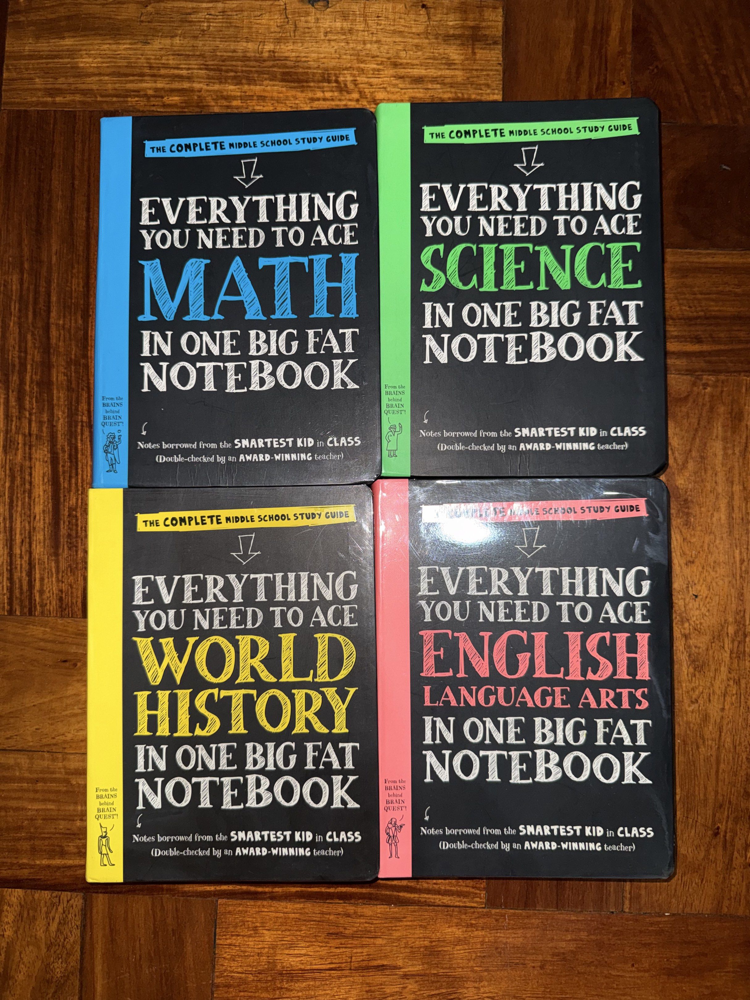 Everything You Need to Ace Notebooks (Category: Textbooks) located in Manila. Submitted by oceans18 (Listing ID 1419716925, Image 1). Description: Complete middle school study guides! Includes Math, Science, World History, and English Language Arts notebooks. "Everything You Need to Ace" series..