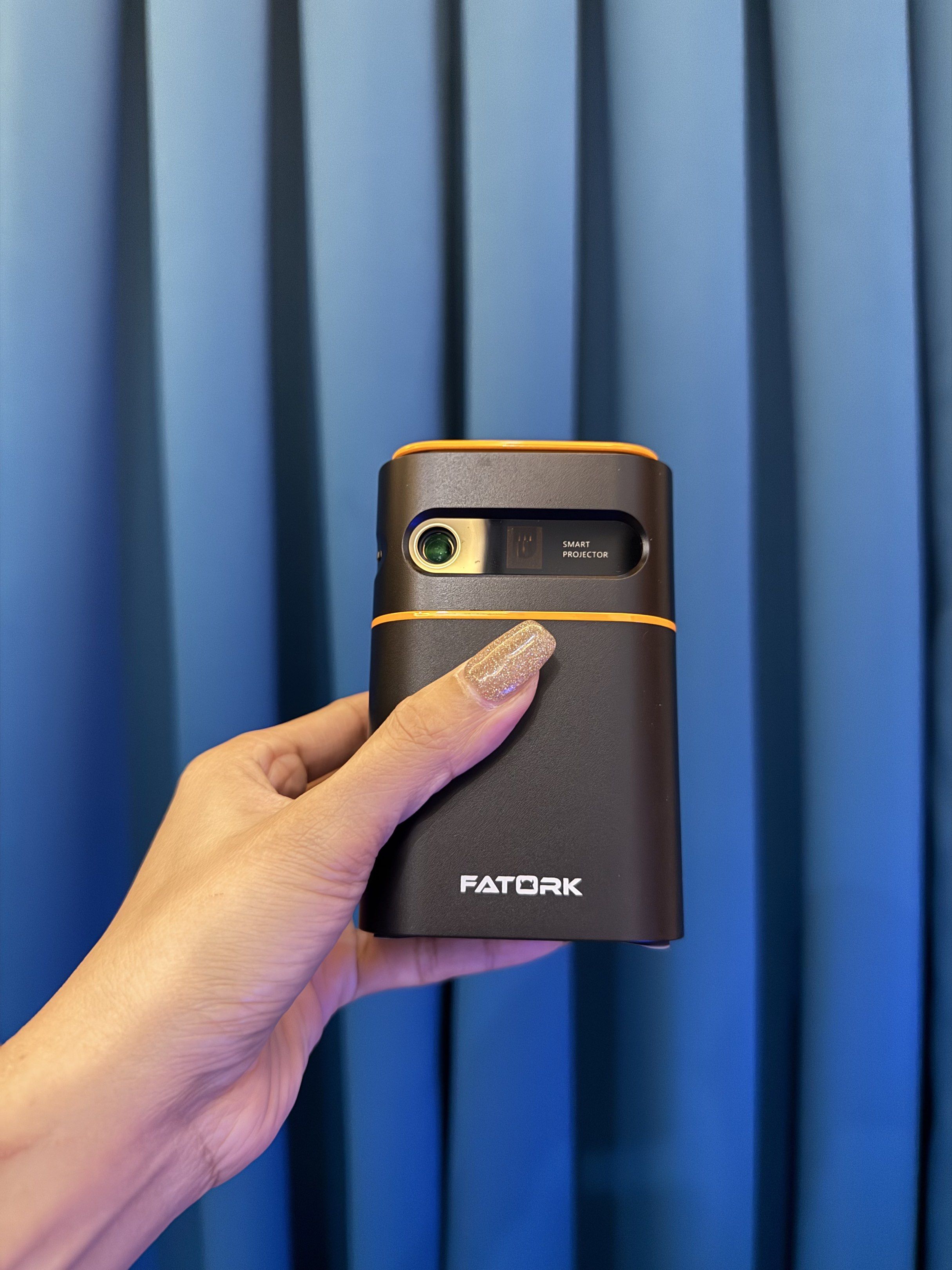 FATORK MINI PROJECTOR (Category: Projectors) located in Manila. Submitted by smteleron03 (Listing ID 1419767253, Image 2). Description: Bought in US Rfs: Declutter Slightly nego Orig price in PH 19k +++.