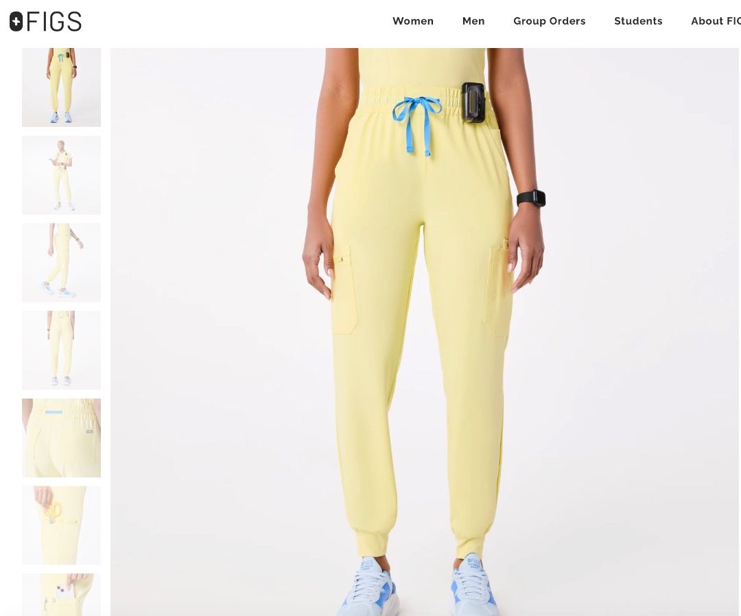 FIGS High-Waisted Uman Relaxed Jogger Scrub (Category: Other Bottoms) located in Cebu City. Submitted by ccz123 (Listing ID 1419734953, Image 1). Description: Tried on but never worn. New with tags..