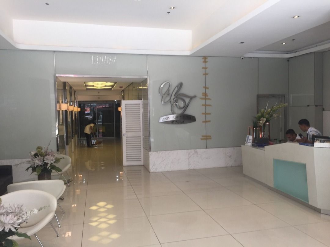FOR SALE: 1BR Condominium Unit near UST (Category: Apartments & Condos) located in Mandaluyong City. Submitted by domdv3 (Listing ID 1419604657, Image 1). Description: FOR SALE: 1BR University Tower P. Noval near UST * 1BR, 1T&B * Corner unit * Semi furnished - double decker bed frame, dining set for 4, aircon * Never been used, well-maintained * Walking distance to UST * Potential rental income of P24K to 26K per month * Rate of Return at 5.4% p