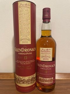 Glendronach Original 12 Year Old, Pedro Ximénez & Oloroso Sherry Cask whisky bottle