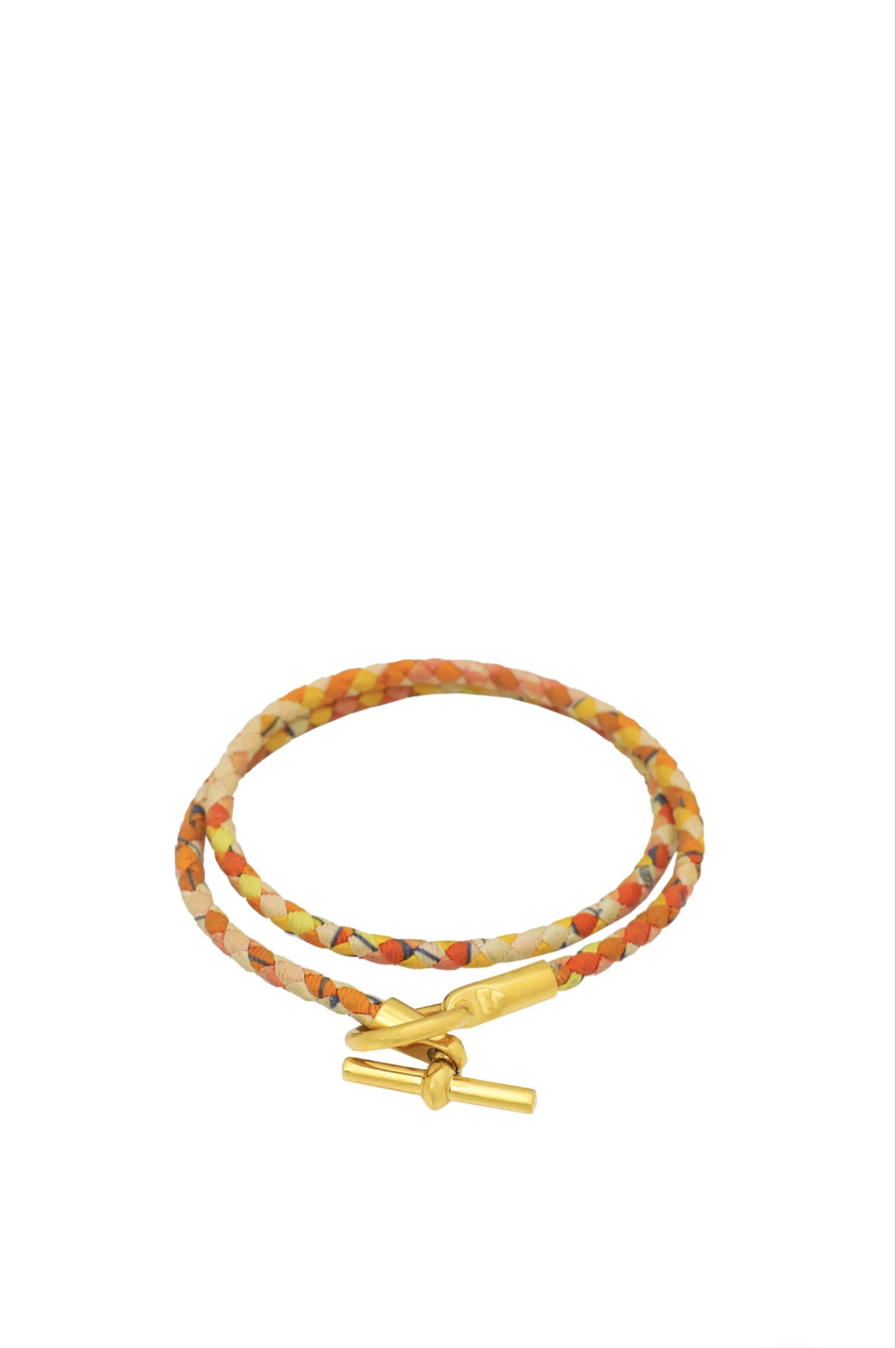 Hermes Glenan Double Tour Bracelet (Category: Bracelets) located in Paranaque City. Submitted by msjam63 (Listing ID 1419594070, Image 1). Description: Authentic Guaranteed Hermes Glenan Double Tour bracelet Gold hardware no tarnish Made in Italy Sold As-is preloved in great condition Inclusion: Original Hermes pouch Original Hermes box Slightly neg. FOR SERIOUS BUYERS ONLY😊.