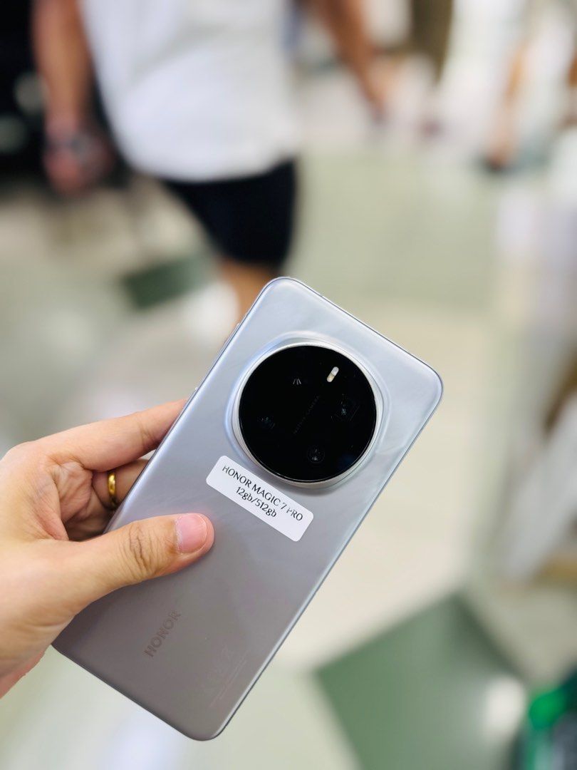 Honor magic 7 Pro 16/512GB Global Version openline no issues Complete set (Category: Other Gadgets) located in San Juan City. Submitted by najihahtelecomshop2018 (Listing ID 1419758992, Image 2). Description: Legit Store | Original unit FOR SALE | TRADE / SWAP ▫️INSTALLMENT thru: 🔸Credit Card (straight / installment) 🔸Ggives / Gcredit + 6% interest 🔸Spay Later + 6% interest (RFS: Buy and Sell any kinds of Gadgets) Description: Honor magic 7 Pr