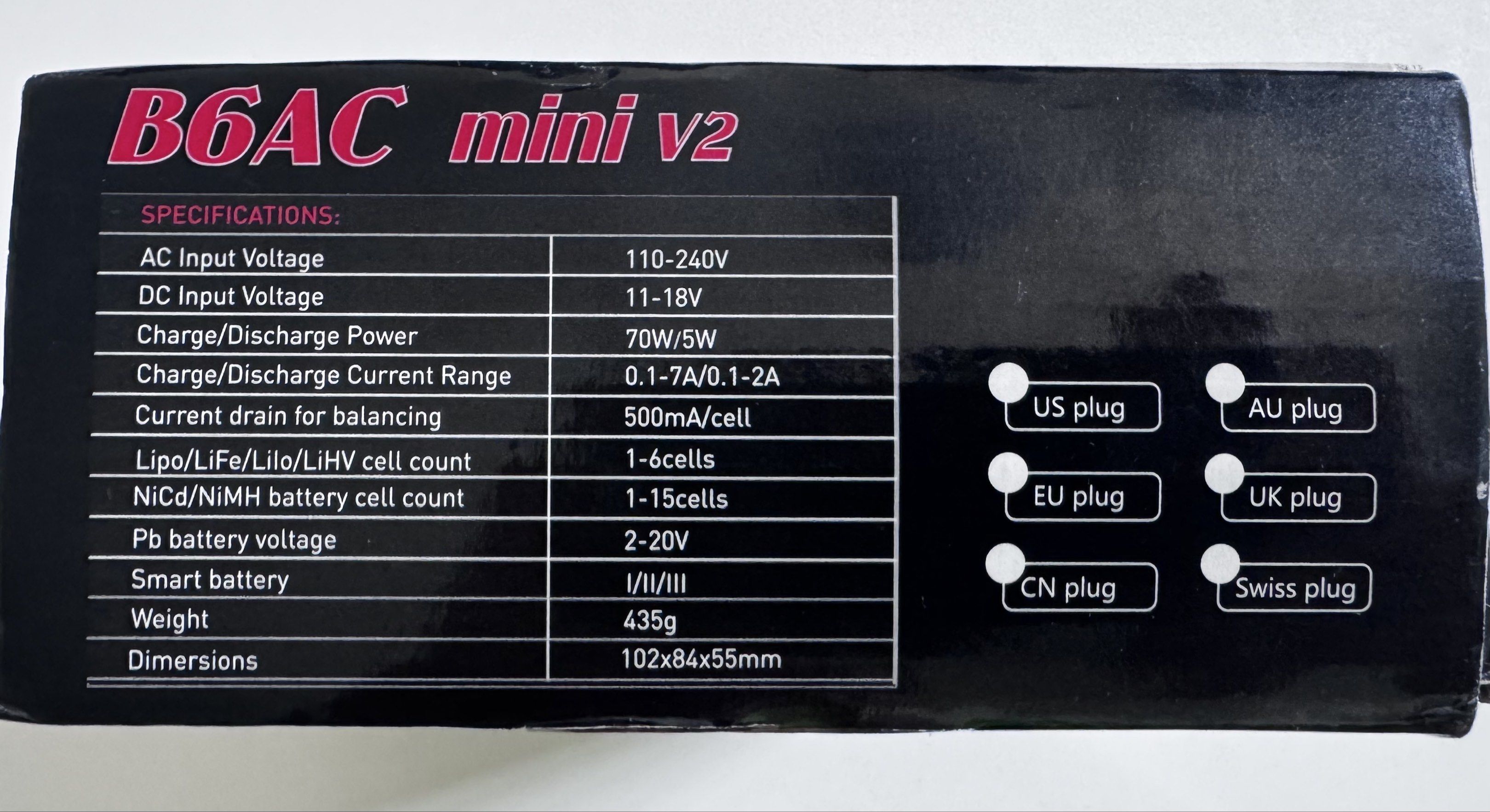 HTRC B6AC mini v2 AC/DC Balance Charger406013094292377601