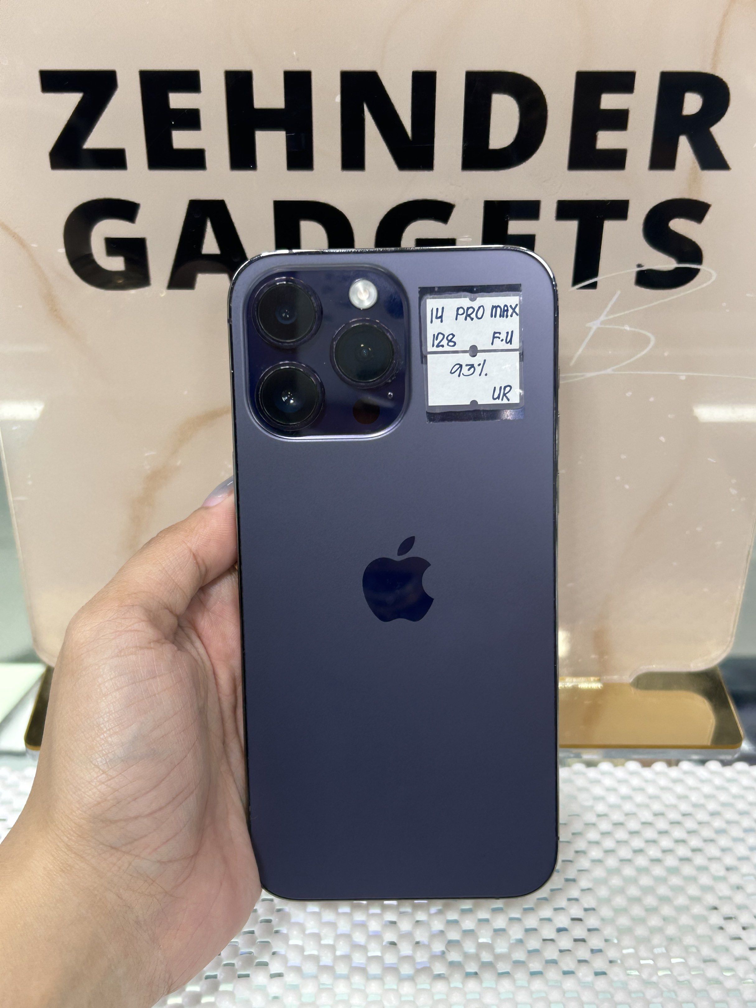 iPhone 14 PRO MAX 128GB OPENLINE (NTC APPROVED) (Category: iPhone 14 Series) located in San Juan City. Submitted by desireebayal96 (Listing ID 1419735000, Image 1). Description: iPhone 14 PRO MAX (DEEP PURPLE) * NTC APPROVED * OPENLINE (ANY SIM) * 128GB * 93% BATTERY HEALTH (ORIGINAL CAN CHECK 3 UTOOLS) * 97% SMOOTH * NO ISSUE * NO HISTORY OF REPAIR * NO ICLOUD ISSUE * FACE ID & TRUETONE WORKING * WITH CORD TYPE-C NOTE: DI LANG PO MASYADONG MAKIN