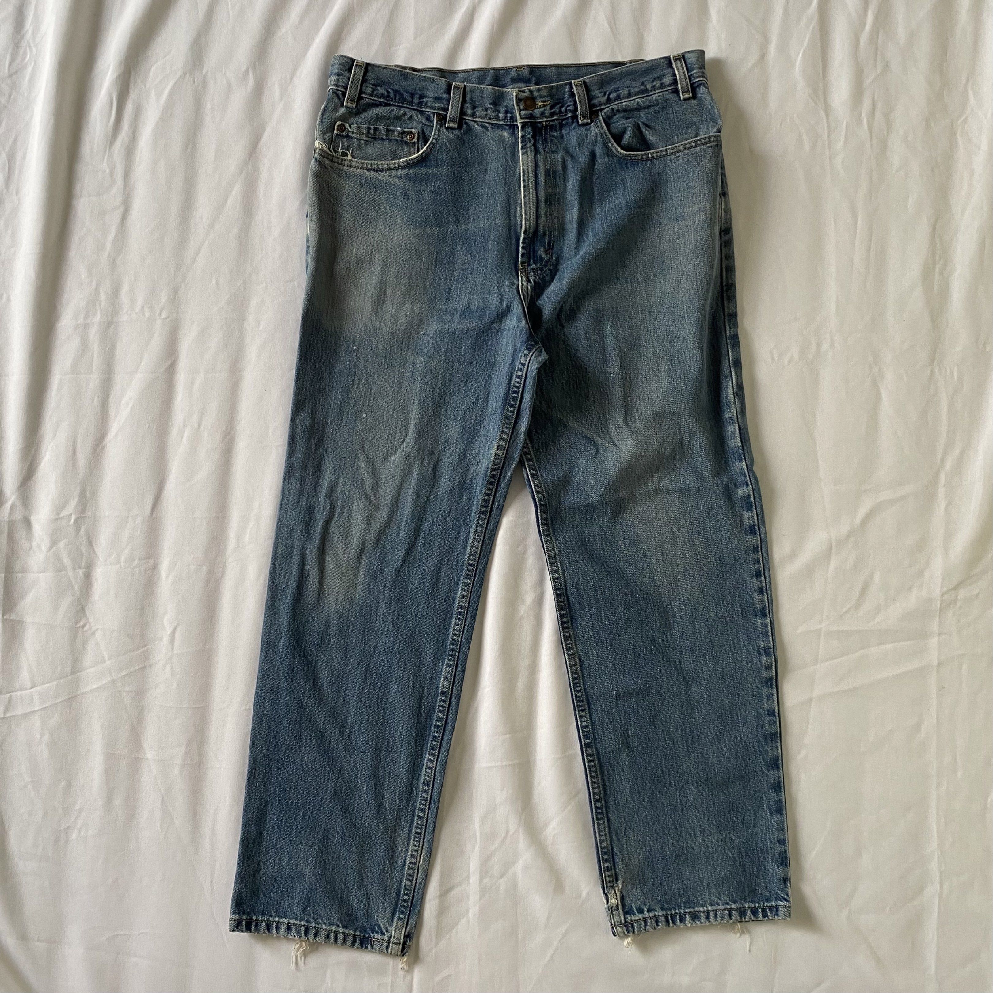 Kirkland Jeans (Category: Jeans) located in Makati City. Submitted by quickfinds (Listing ID 1419598016, Image 1). Description: Used but very presentable Size 36 (i use a belt!) .