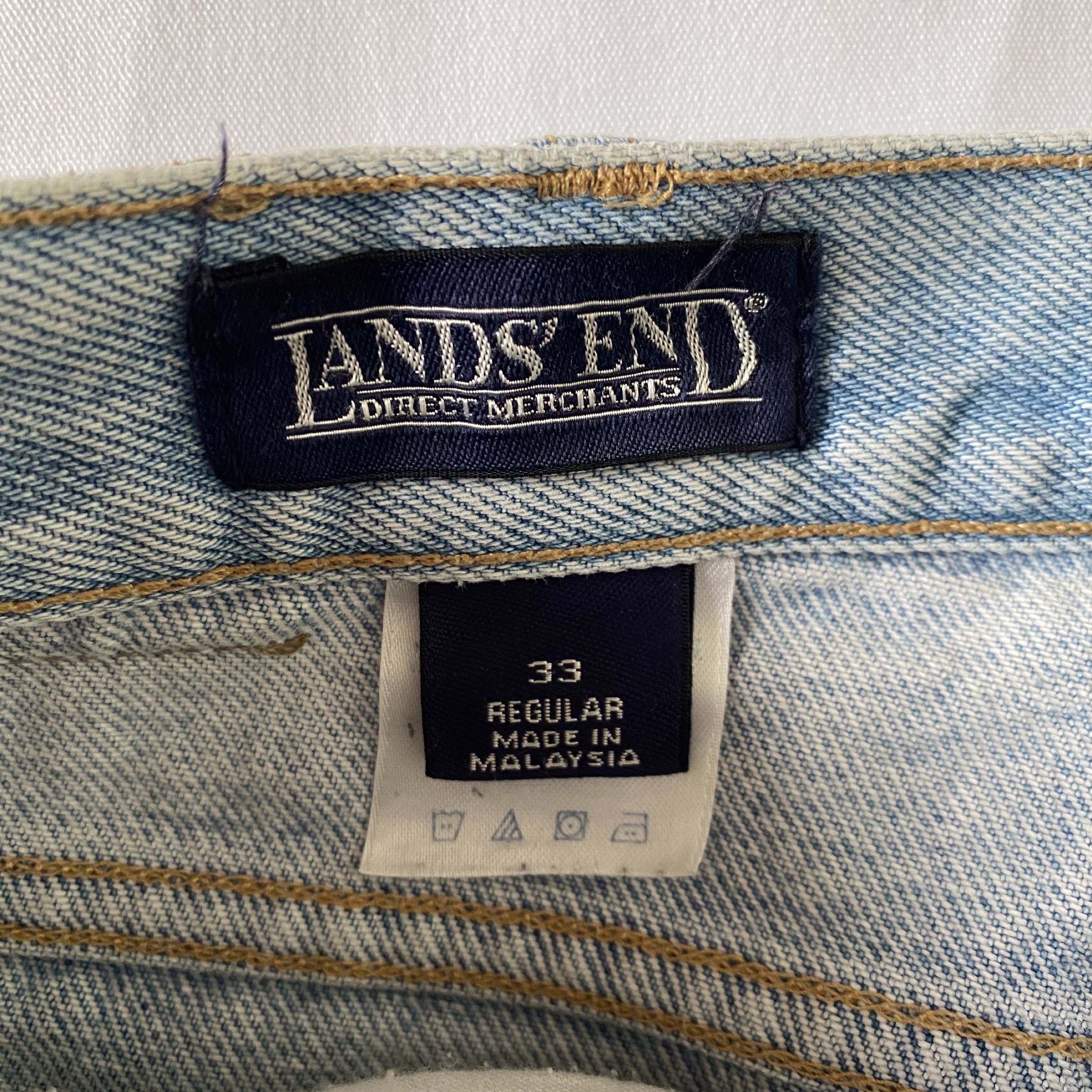 Lands' End Light Wash Jeans - Size 33 (Category: Jeans) located in Makati City. Submitted by quickfinds (Listing ID 1419597523, Image 2). Description: - Lands' End jeans - Size: 33 regular - Straight leg.