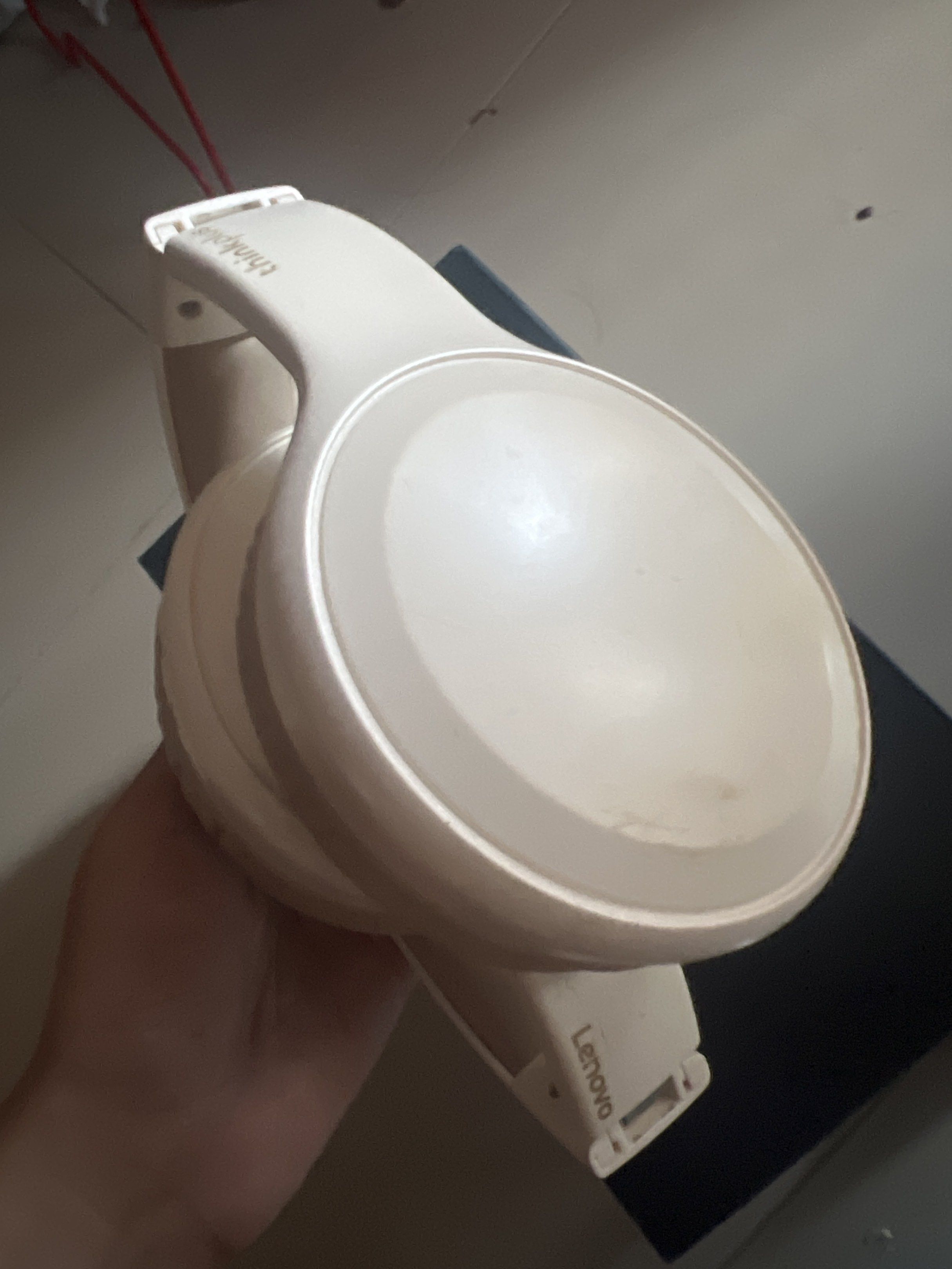 Lenovo Thinkplus30 Wireless Headphones (Category: Headphones & Headsets) located in Quezon City. Submitted by lalapoopsiess (Listing ID 1419670806, Image 2). Description: rfs: got better sounding headphones (this one is actually great for its price range though!) minor flaws: - discoloration of earpads due to hair color - scratches on body no box or charger included anymore. - uses type c charger - bluetooth, can be plugged in with aux mop: GCash