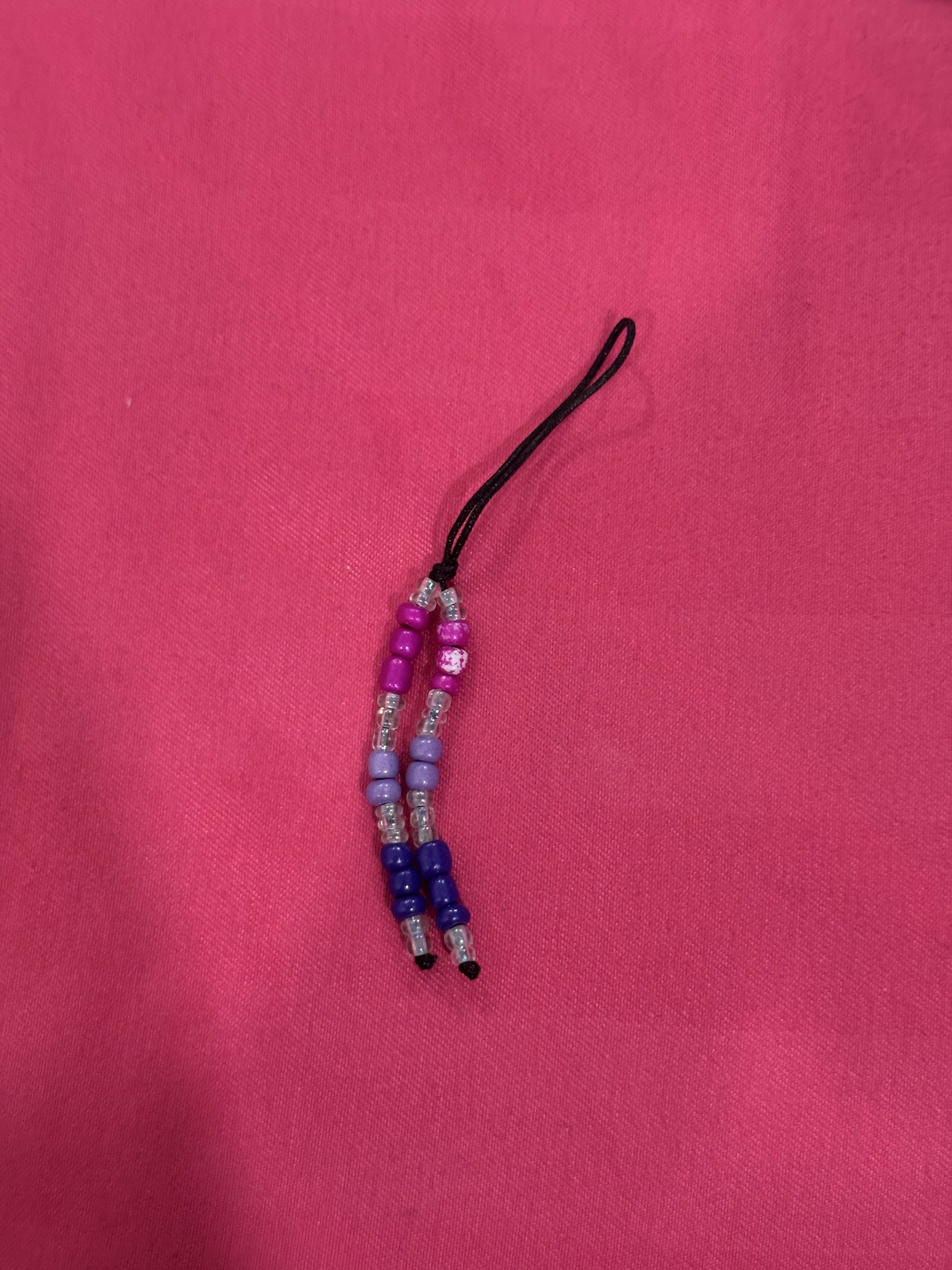 LGBT Bisexual Beaded Phone Charm (Category: Charms) located in Manila. Submitted by shenjiu.cutiepie (Listing ID 1419774268, Image 1). Description: - LGBT Bisexual Beaded Phone Charm - Features the bisexual flag colors - Handmade with colorful beads - Perfect accessory to show your pride Loc: Cainta, Rizal MOP: Gcash or cash (meet up) Delivery: lalamove or grab.