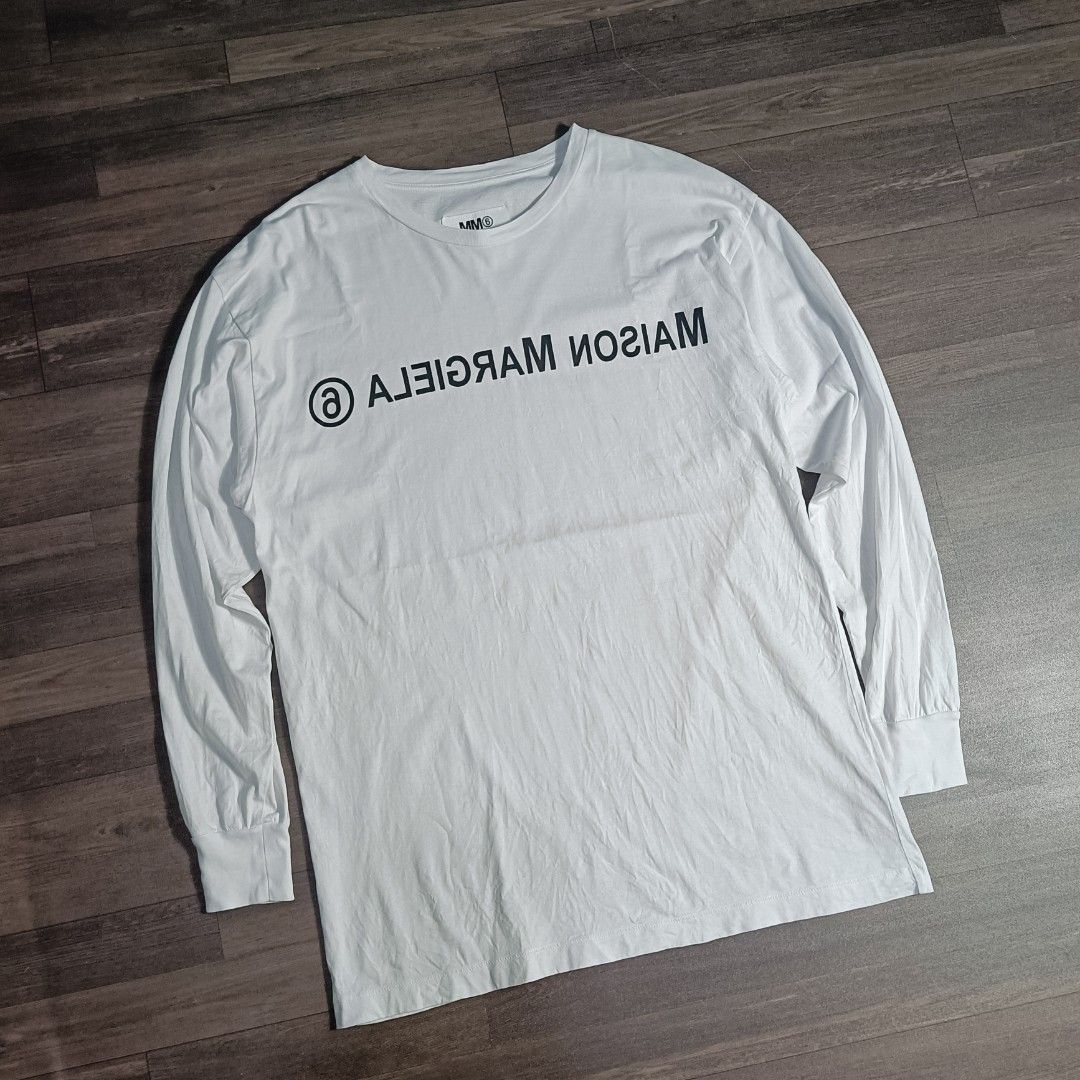 Mm6 Maison margiela long sleeve (Category: Activewear) located in Quezon City. Submitted by jekzzz (Listing ID 1419750631, Image 1). Description: MM6 Maison margiela Size- 16 on tag Dimension- Length-29.5 Width- 21 best fit to large adult No issue.