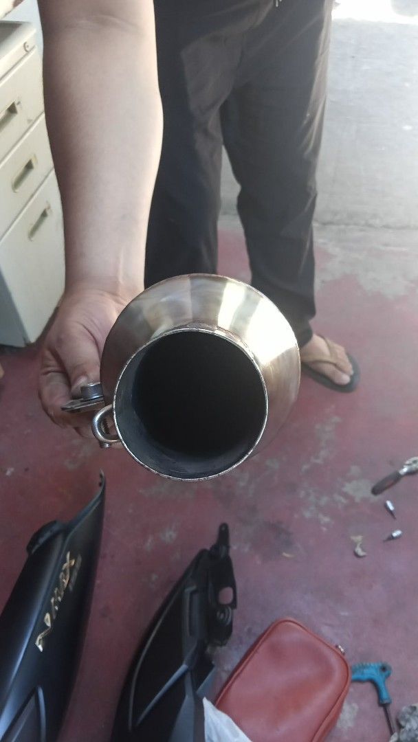 Motorcycle Exhaust Pipe (Category: Construction & Building Materials) located in Quezon City. Submitted by madelrivera (Listing ID 1419631392, Image 3). Description: MTRP SP 2 COPY STAINLESS WITH BRACKET CANISTER ONLY 300mm FOR SALE 5K NO ISSUE LOCATION CARLOS EXTENSION SAN BARTOLOME NOVA QC.