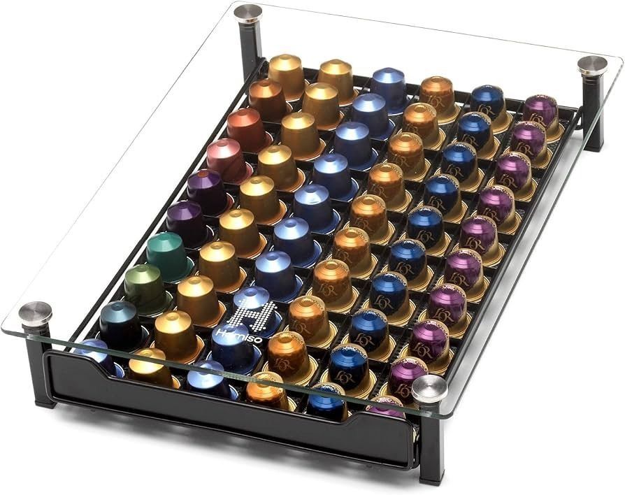 Nespresso Coffee Pod Holder with Drawer (Category: Coffee & Tea Tableware) located in Muntinlupa City. Submitted by closetfindsbyanne (Listing ID 1419724713, Image 2). Description: Tempered Glass Nespresso Capsule Drawer ✔ Sleek & Space-Saving Design – Fits perfectly under your Nespresso machine to maximize counter space. ✔ Large Capacity – Holds up to 60 Nespresso capsules, keeping your favorite flavors within easy reach. ✔ Smooth-Gliding Drawer