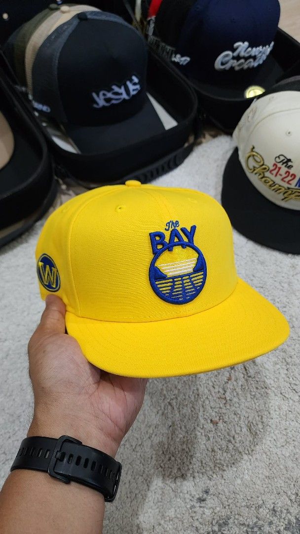 New Era Yellow Golden State Cap (Category: Caps & Hats) located in Quezon City. Submitted by rg_store (Listing ID 1419651216, Image 1). Description: New, no tags No stickers.