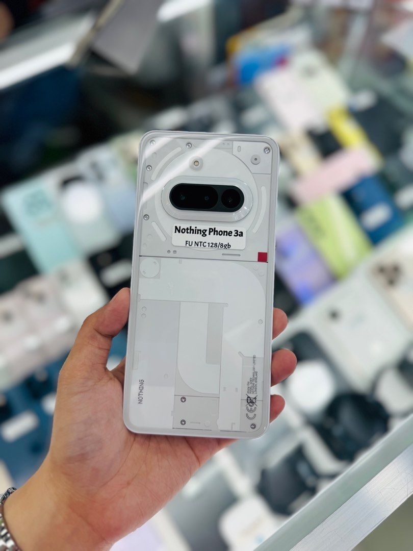 Nothing phone 3a 128GB Openline no issues NTC approved (Category: Other Gadgets) located in San Juan City. Submitted by najihahtelecomshop2018 (Listing ID 1419758149, Image 1). Description: Legit Store | Original unit FOR SALE | TRADE / SWAP ▫️INSTALLMENT thru: 🔸Credit Card (straight / installment) 🔸Ggives / Gcredit + 6% interest 🔸Spay Later + 6% interest (RFS: Buy and Sell any kinds of Gadgets) Description: Nothing Phone 3a 128Gb NTC APPROVED