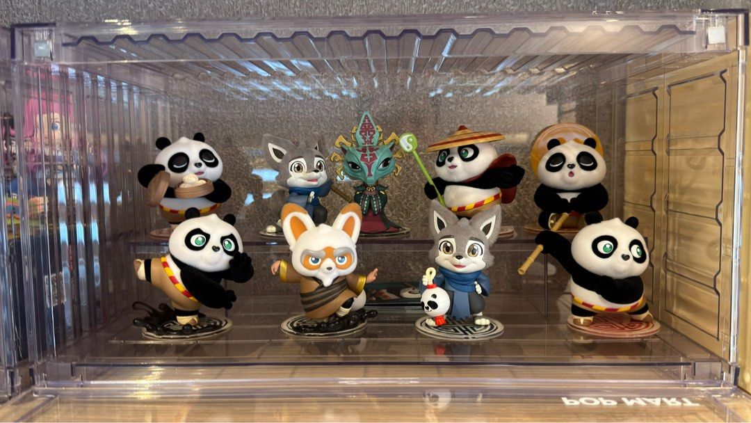 Pop Mart Universal Kung Fu Panda Series (Category: Designer & Blind Box Toys) located in Quezon City. Submitted by jaliwhoops (Listing ID 1419605860, Image 1). Description: Pop Mart Universal Kung Fu Panda Series Complete set with case 3k + shipping No box RFS: Decluttering #popmart #kungfupanda.