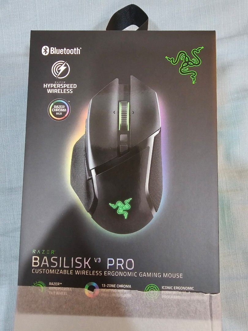 Razer Basilisk V3 Pro Wireless Gaming Mouse [RMA new unit], Computers ...