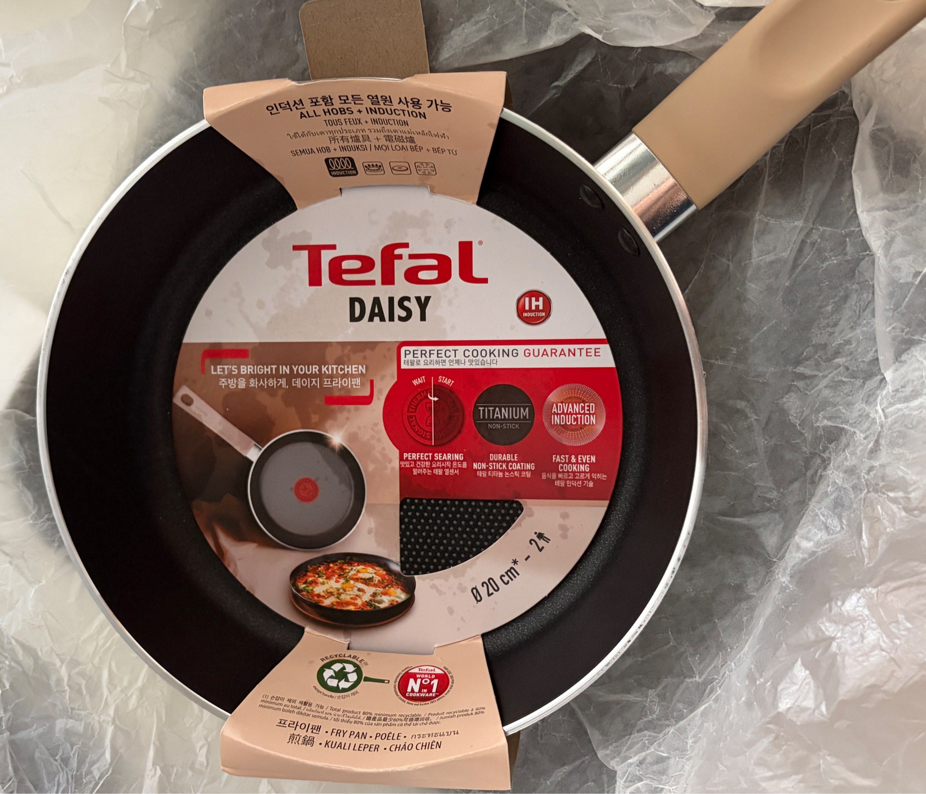 Tefal Daisy Titanium Non-Stick Frying Pan446869493934336001