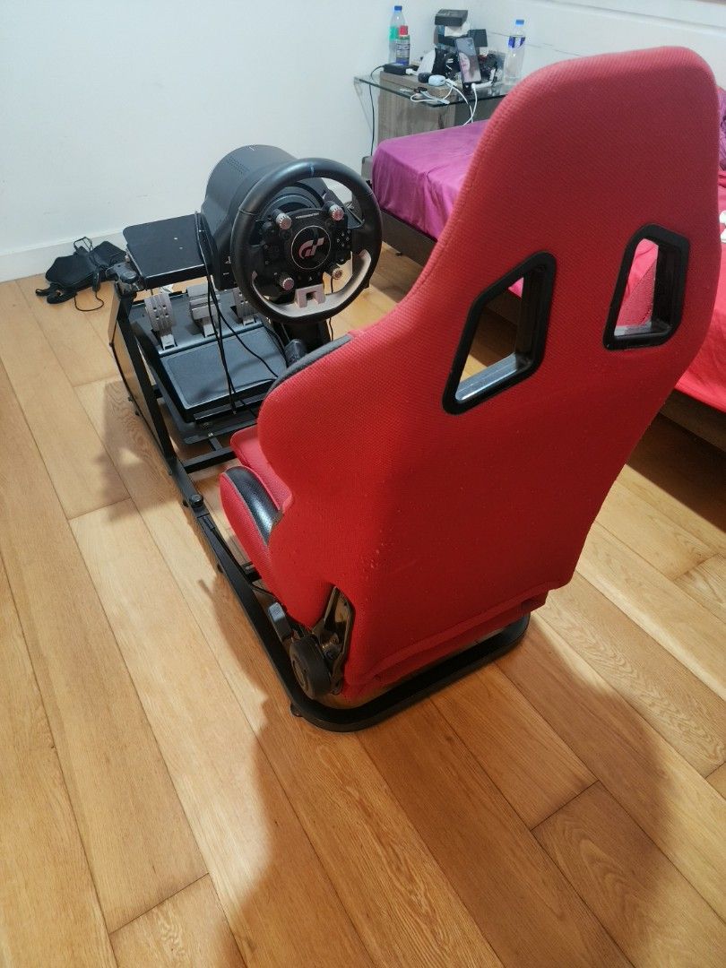 Thrustmaster TGT & Playseat (Category: Controllers) located in Makati City. Submitted by q8salonq8-39572 (Listing ID 1419723102, Image 1). Description: Thrustmaster TGT & Playseat set compatible with PS5/PS4 & PC. RFS: No time to play pm for more inquiries makati.