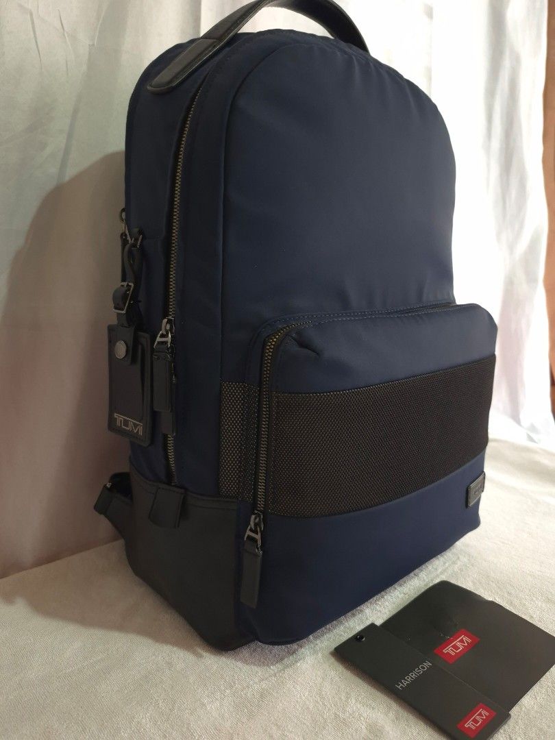 Tumi Harrison Webster Backpack.... (Category: Backpacks) located in Davao. Submitted by bae214214 (Listing ID 1419667909, Image 2). Description: Ptpa Salamat admin Tumi Harrison Webster Laptop Backpack "66023NVYR" Dimension: 18 x 12 x 5.5 inches Laptop Dimension: 16.5 inches Excellent color and condition Malinis labas at loob sobrang ganda at kinis pa very minimal sign of usage Walang butas or punit.. Price: 10,500 .