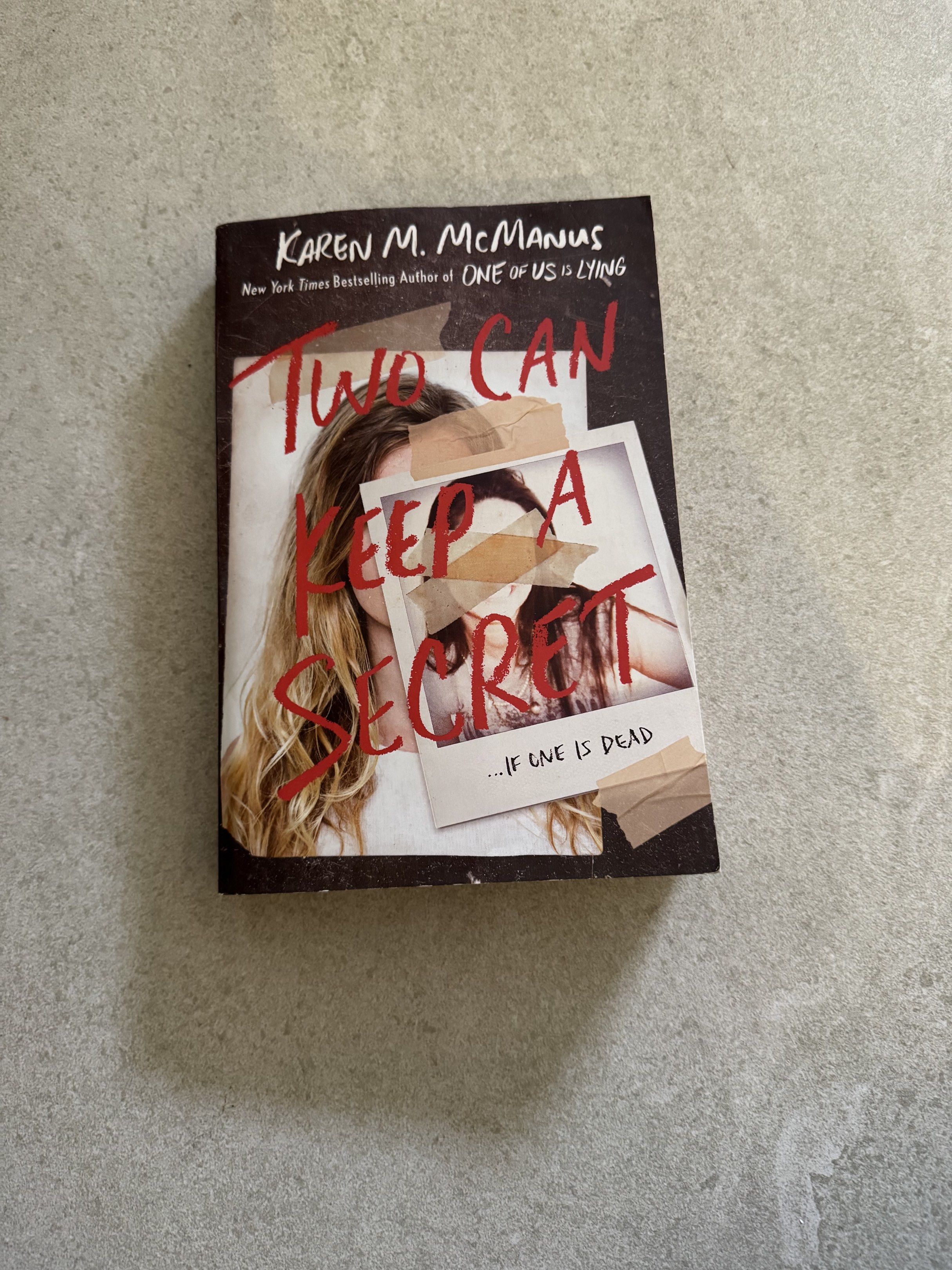 Two Can Keep a Secret by Karen M. McManus (Category: Storybooks) located in Manila. Submitted by bridgetdrdo (Listing ID 1419605917, Image 1). Description: - "Two Can Keep a Secret" by Karen M. McManus - Fiction book - Features an eye-catching cover design - Ideal for mystery and suspense fans.