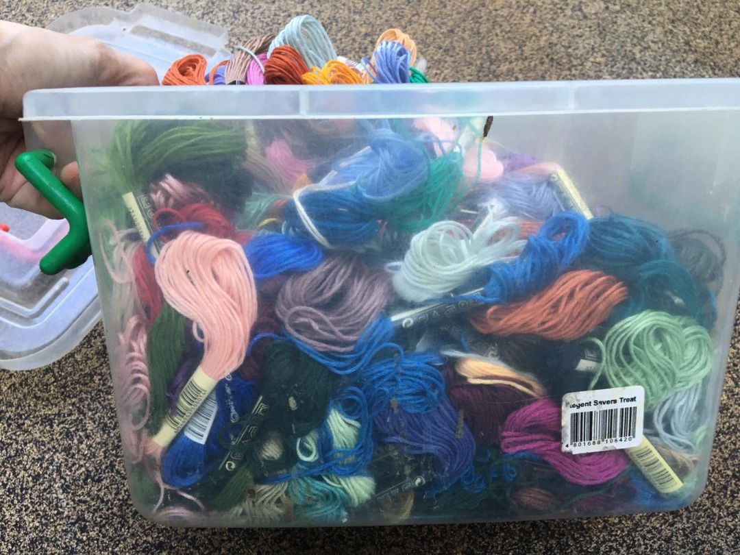 Unbranded Embroidery Threads sold as lot (Category: Craft Supplies & Tools) located in Bulacan. Submitted by hange_studio (Listing ID 1419613472, Image 2). Description: Unbranded but high grade embroidery threads more or less 500pcs Location: Marilao Bulacan Mop: Online transfers Shipping: J&T or lalamove/grab .