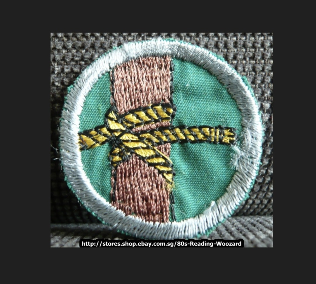 Vintage Scouts Merit Badge / Patch (Ropework), Hobbies & Toys ...