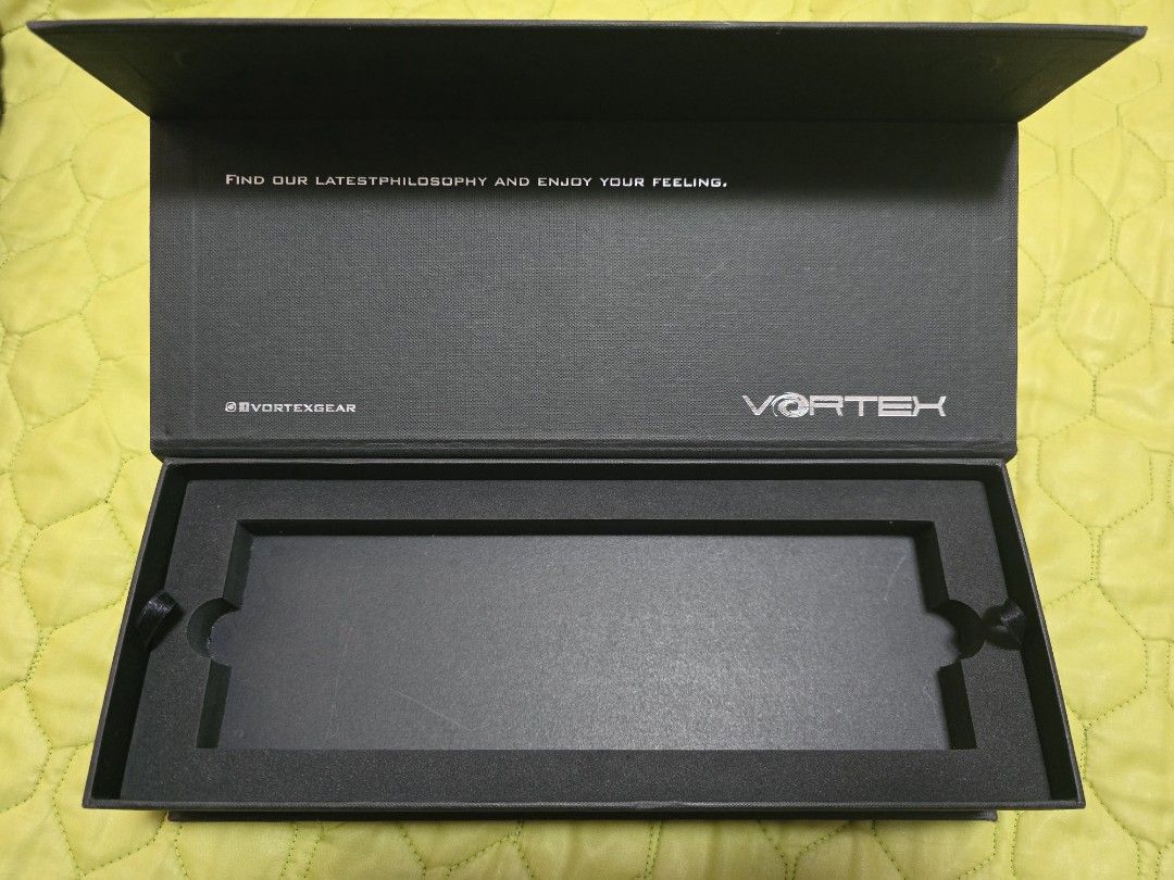 Vortex Core 40% Layout Mechanical Keyboard (Category: Computer Keyboard) located in Quezon City. Submitted by gabs_a (Listing ID 1418840225, Image 3). Description: Mechanical Keyboard For Sale Brand: Vortex Model: Core Function: Mechanical Keyboard Placement: Desk, Table, Etc.. Mechanical Switch: Cherry Click Blue Keycap Profile: DSA Keycap Stem: Cherry Comes With: Box Micro Usb to Type A Cable Price: 3,500.00 Location: Batasan Hills / South Tria
