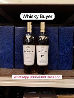 Macallan 12 Year Old Sherry Oak Cask, 40% whisky bottle