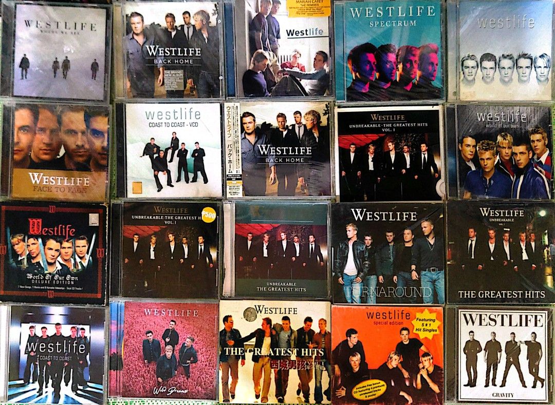 WESTLIFE CDS ALBUM (Category: CDs & DVDs) located in Makati City. Submitted by urdiscogsph (Listing ID 1419618564, Image 2). Description: PRICE STARTS 399 EACH UP.