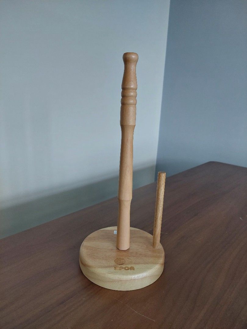 Wooden Paper Towel Holder