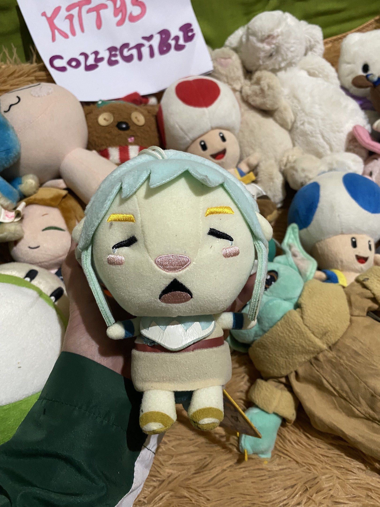 Yo-kai Watch Plushie (Category: Plushies & Soft Toys) located in Baguio. Submitted by joyhaulcollectibles (Listing ID 1419590422, Image 1). Description: - Yo-kai Watch plushie - Features character with light blue hair and unique outfit - Includes original tag - Vibrant colors and intact stitching - Perfect for Yo-kai Watch fans and collectors.