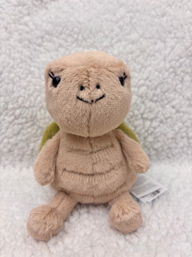 (2026最新春天版）Jellycat Thimble Turtle (Timmy’s sister)可愛龜妹妹，聖誕禮物生日禮物情人節禮物 ...