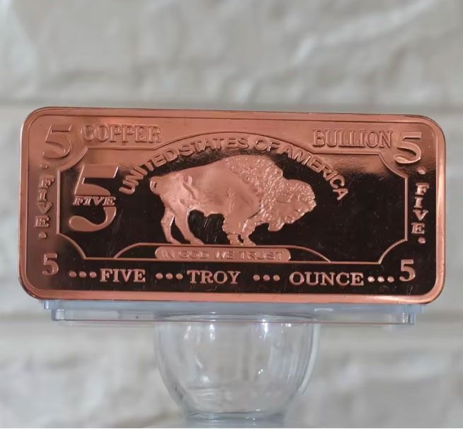 5oz Copper Bar Ship Design - like gold and silver bars (Category: Currency) located in Quezon City. Submitted by victr2 (Listing ID 1419902959, Image 2). Description: 5oz Copper Bar Ship Design Material: Pure Copper Weight: 5 oz Size: 120x45x4mm size Price: 3250 Item for pickup at our location in North Fairview QC..