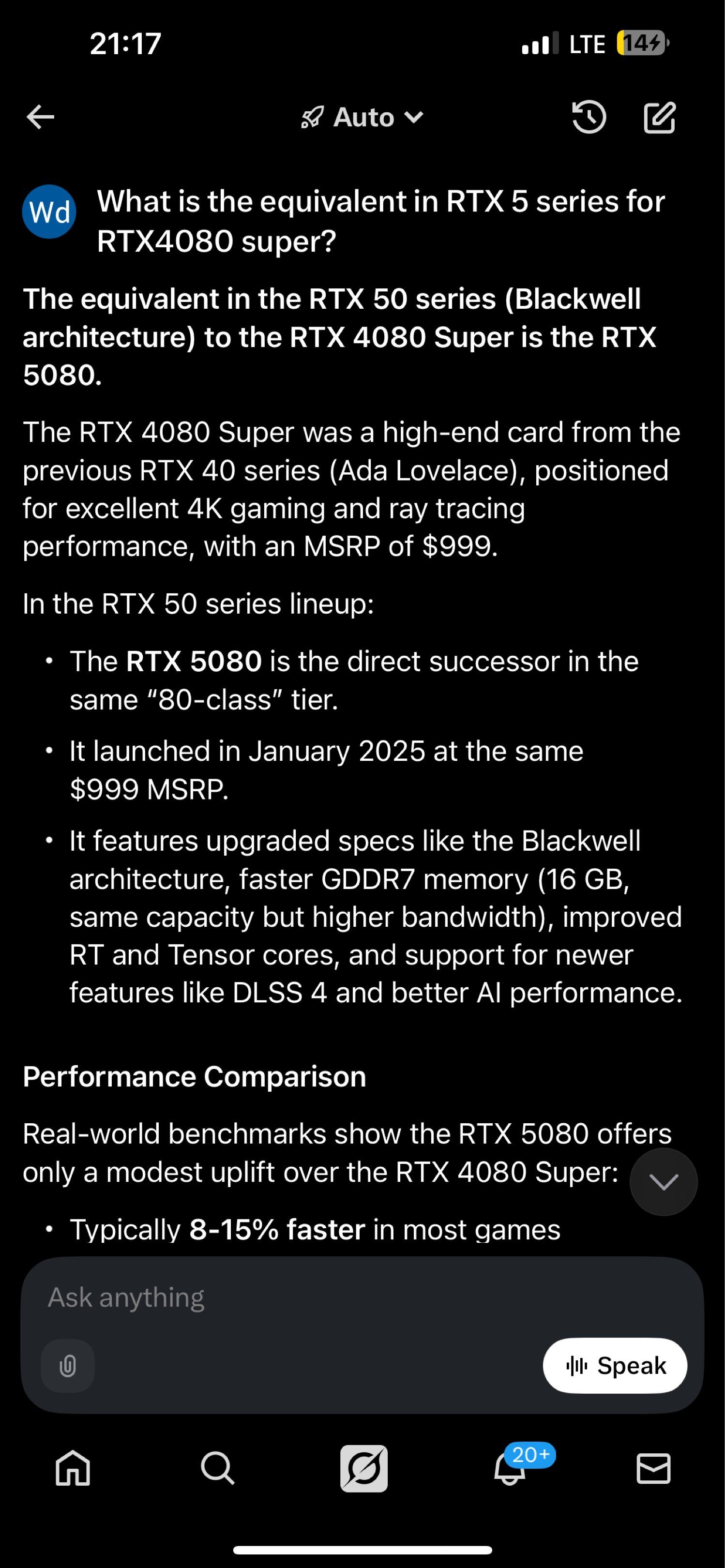 Aftershock Super New Condition Desktop RTX4080 SUPER65561094748417113