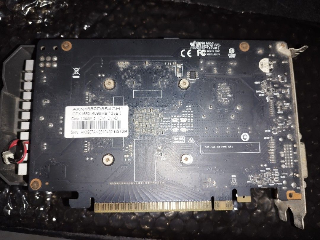 ARKTEK GTX 1650 4GB Graphics Card (Category: Computer Parts) located in Manila. Submitted by mightydog.b1335a (Listing ID 1419889972, Image 3). Description: Non Functional GTX 1650 Selling for parts Mode Of Payment: GCash or Cash only.