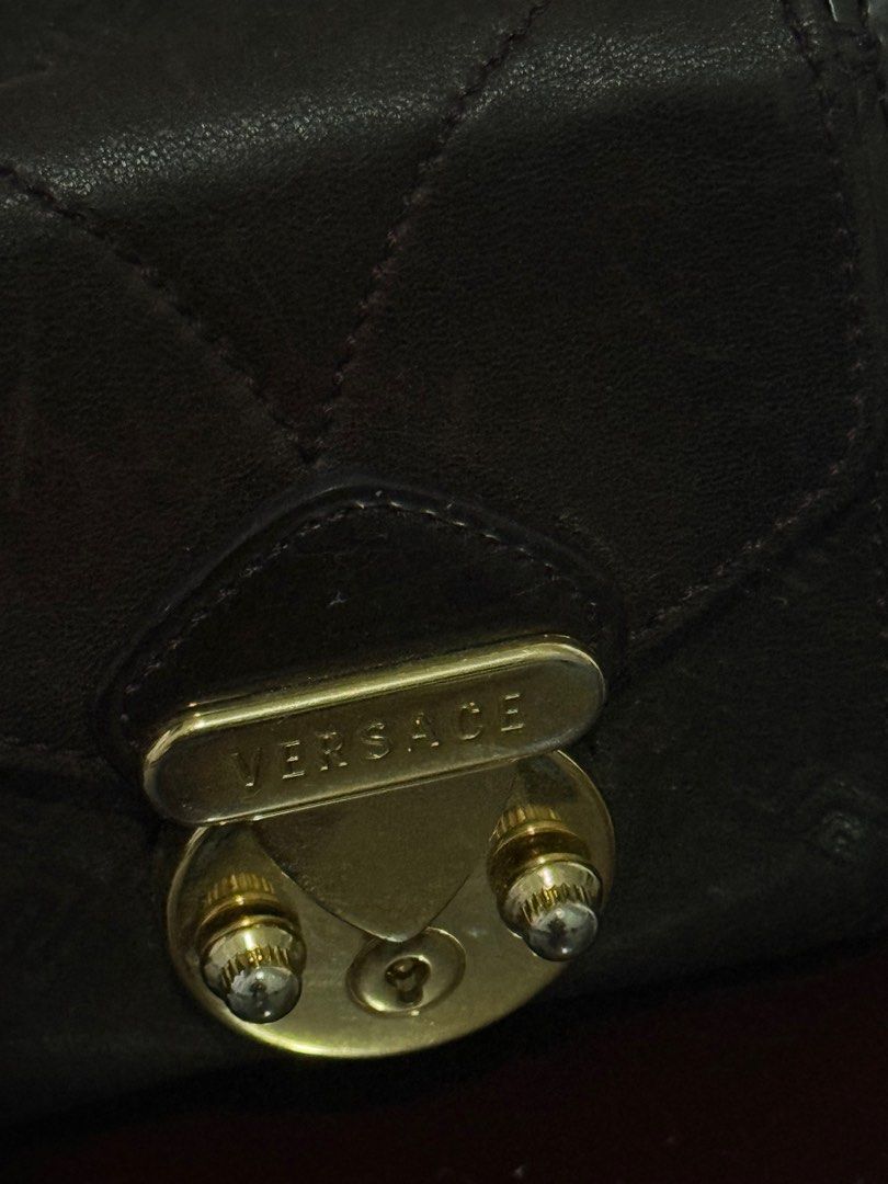 Authentic Versace Bag (Category: Luxury Bags & Wallets) located in Mandaluyong City. Submitted by marieb_ (Listing ID 1419873821, Image 3). Description: Authenticity Guaranteed! Bought this in UK .