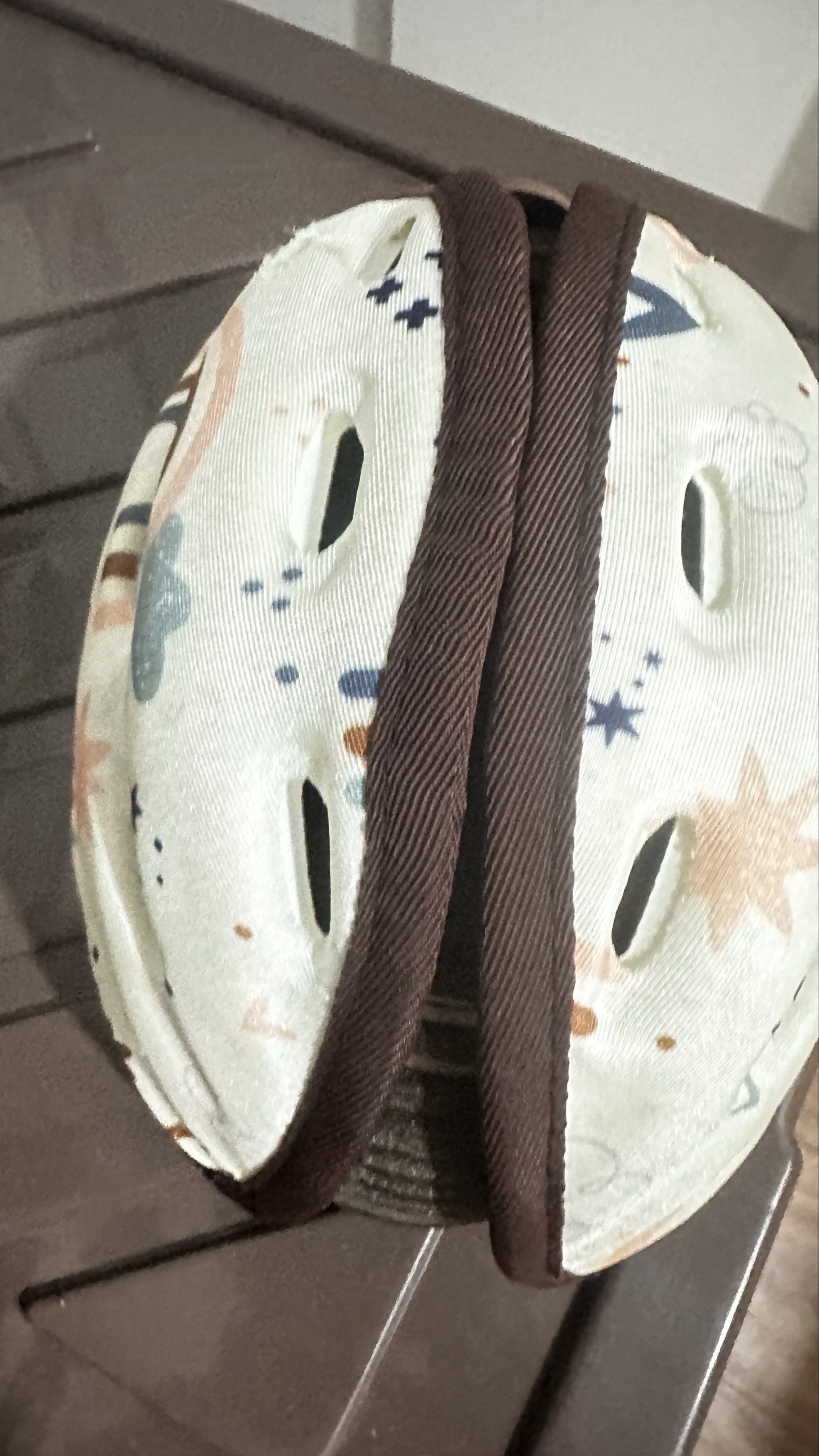 Baby Safety Helmet with Lion Design (Category: Infant Playtime) located in Manila. Submitted by ef642543 (Listing ID 1419829676, Image 2). Description: - Cute lion design - Soft, padded interior - Adjustable straps for a comfy fit - Breathable fabric with ventilation holes - Protects baby's head while crawling or walking.