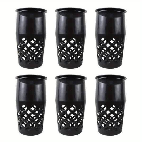 Black Pool Table Pockets (Category: Billiards and Bowling) located in San Pablo. Submitted by vennisa.sportssupplies (Listing ID 1419860458, Image 2). Description: - Set of black pool table pockets - Features a decorative, open-circle design - Made of durable, glossy material - Includes multiple pockets for a standard pool table.