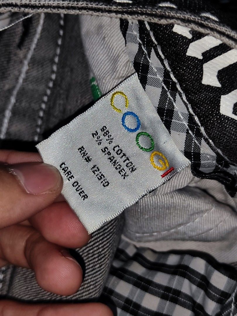Coogi Jeans Pants (Category: Jeans) located in Quezon City. Submitted by understuffcollectibles (Listing ID 1419870910, Image 2). Description: Size: Small Dimes: Waist: 26 inches Length: 39.5 inches leg Opening: 7 inches Fair Condition..