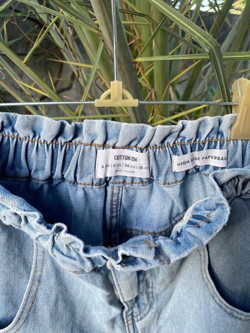 Cotton On High rise paperbag short (Category: Shorts) located in Cabanatuan. Submitted by topandbottomph (Listing ID 1419871102, Image 3). Description: Cotton on high rise paperbag short Good condition Size: 24-27 Length: 14 ₱299 MOP: Gcash, Mari Bank , BDO MOD: J&T 📌Cabanatuan City PM for inquiries 💌.