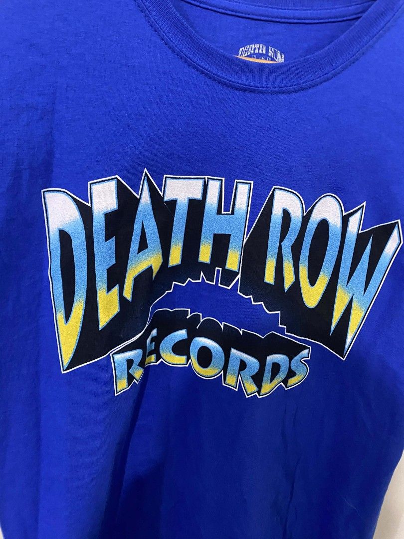 Death Row Records T-shirt (Category: Tshirts & Polo Shirts ) located in Pasig City. Submitted by psg2019 (Listing ID 1419858154, Image 2). Description: - Death Row Records logo on front - Size: M - Material: 100% Cotton - Made in Mexico - 20x30.