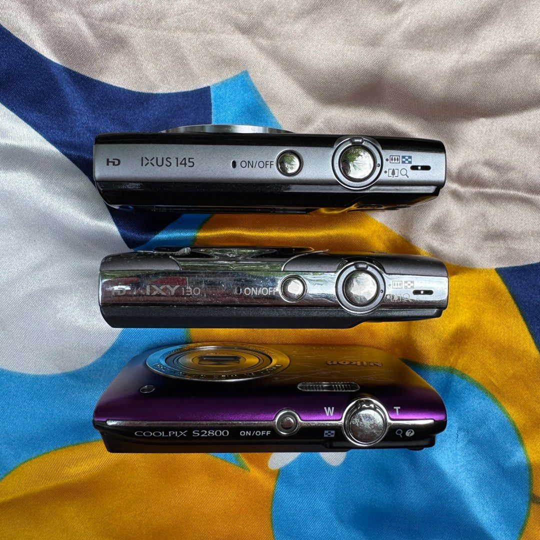 Digital Camera Canon Ixus Ixy Nikon coolpix (Category: Cameras) located in Cebu City. Submitted by gilejehhk (Listing ID 1419789607, Image 3). Description: 7,000 each Canon Ixus 145 Color: black 16megapixels No functional issues Like new 10/10 body cosmetic Unit, battery and universal clip charger only ₱7,000 Canon Ixy 130 Color: silver gray 16megapixels No functional issues 8.5/10 body cosmetic Unit, battery and universal clip charger only ₱7,00