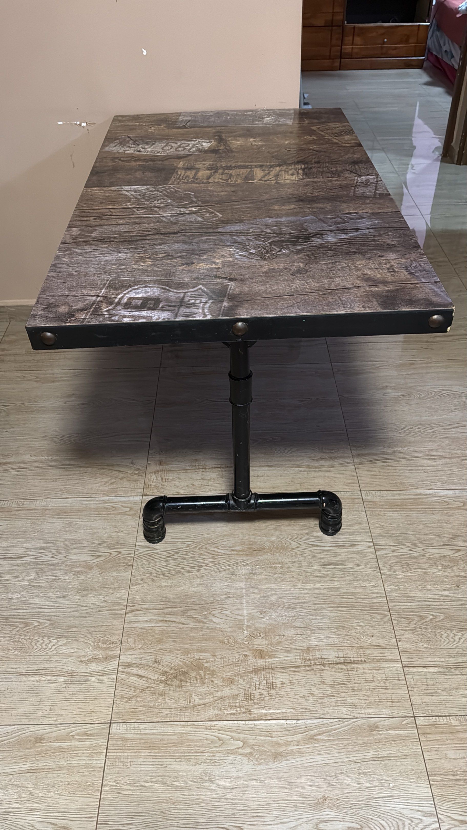 Dining table (Category: Tables & Sets) located in Singapore. Submitted by myramarvel3456 (Listing ID 1419927691, Image 1). Description: Dining table with 2 plastic chairs. Nego. .