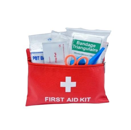 DOCMED FIRST AID KIT POUCH WITH INCLUSIONS, Health & Nutrition, Medical ...