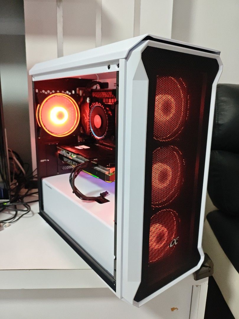 Gaming PC Desktop Computer - Intel i5-12400F, RTX 2060 Super, Office 2021