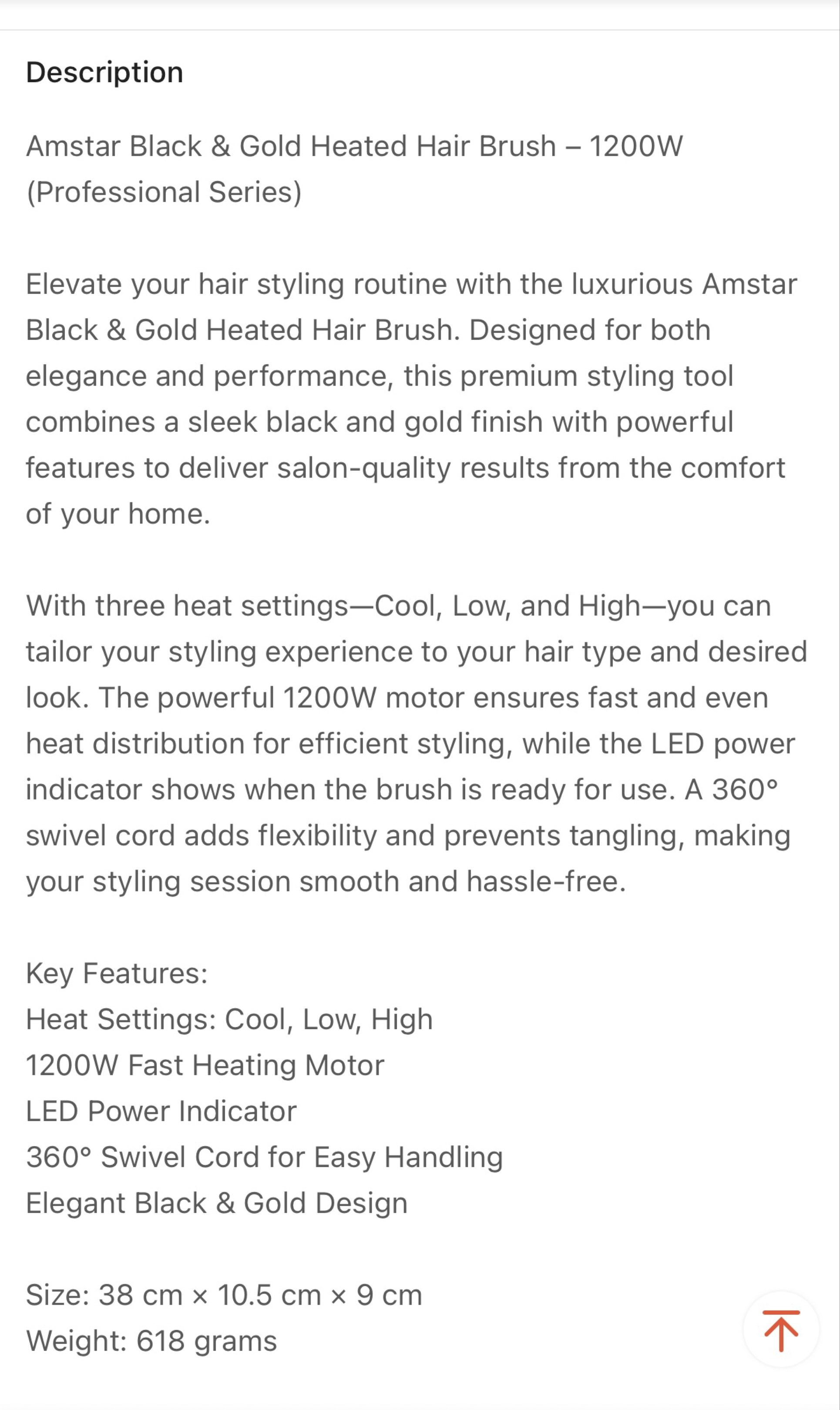 Heated hair brush like blower (Category: Hair) located in Quezon City. Submitted by czarijay06 (Listing ID 1419940031, Image 3). Description: For sale armstar heated hair brush. Hindi po nagamit. Naopen lang para itry Too big for me. Maiksi lang buhok ko kasi. See photos sa original price Selling it for 999.. For pick up cubao area Grab/lalamove shoulder nyo po DF .