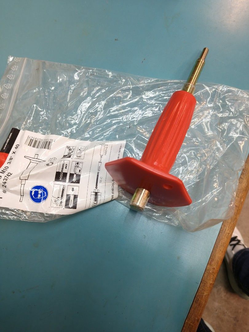 "HILTI" HSD-G drop in anchor setting tool (Germany), brand new in original packaging (Category: Home Improvement Tools & Accessories) located in Singapore. Submitted by prospecelectronicsengrg (Listing ID 1419791968, Image 1). Description: HSD-G drop in anchor setting tool, brand new in original packaging Brand : "HILTI" Country : Germany Hilti No. : 243742 Model : HSD-GM10, 3/8 " x 40 Price : S$46.00.
