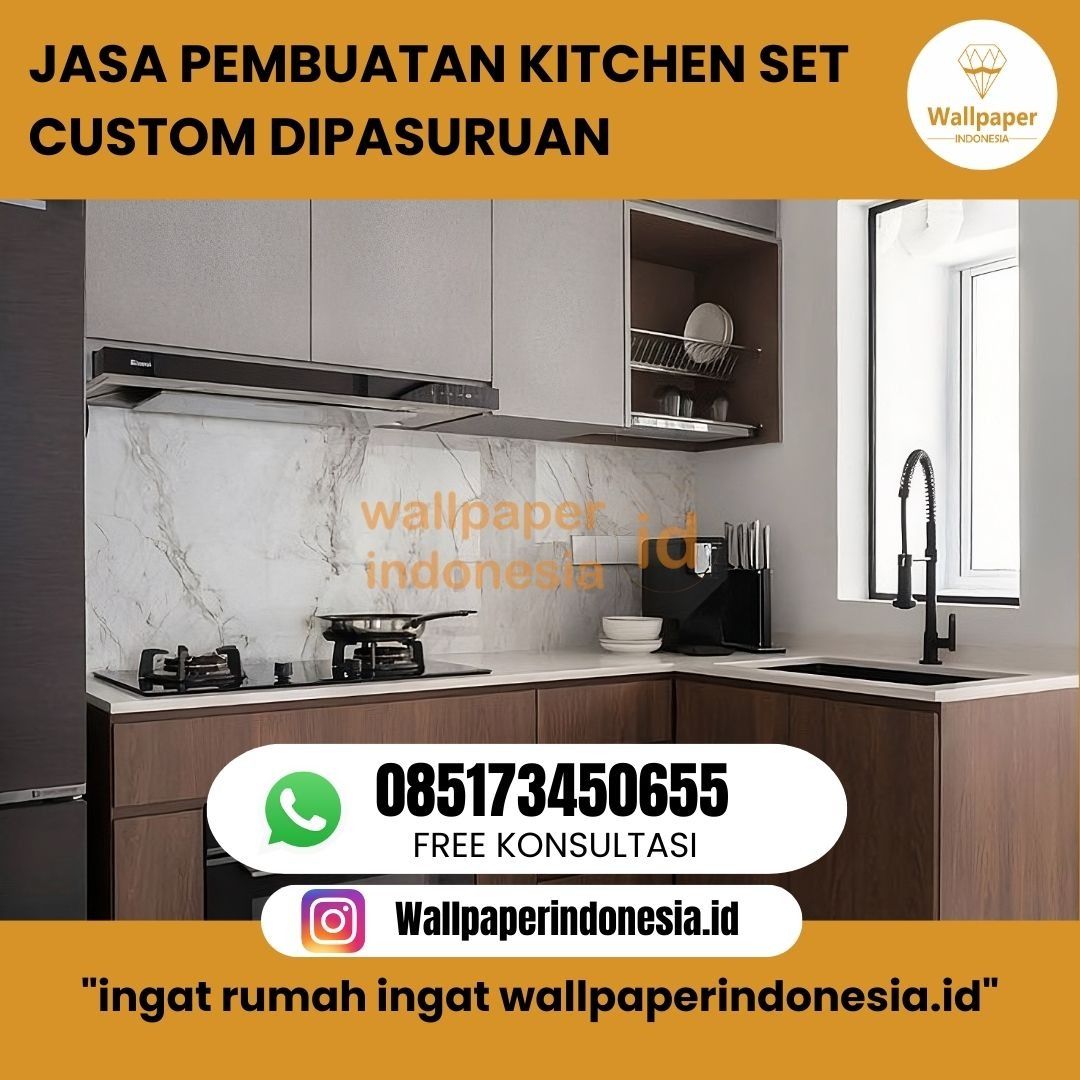 JASA PEMBUATAN KITCHEN SET CUSTOM DI PASURUAN, Jasa, Lainnya di Carousell
