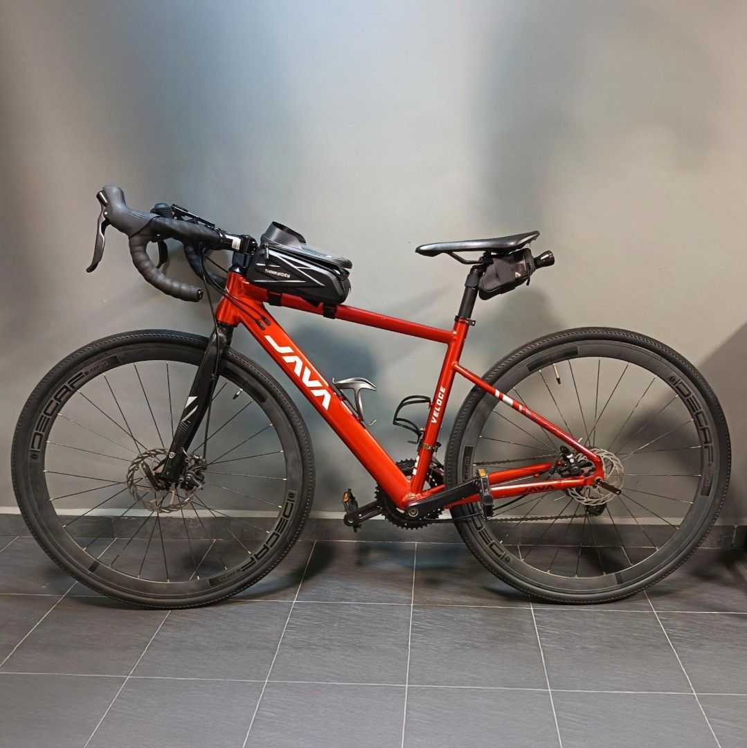 Java Veloce Road Bike - Red, Sports Equipment, Bicycles & Parts ...