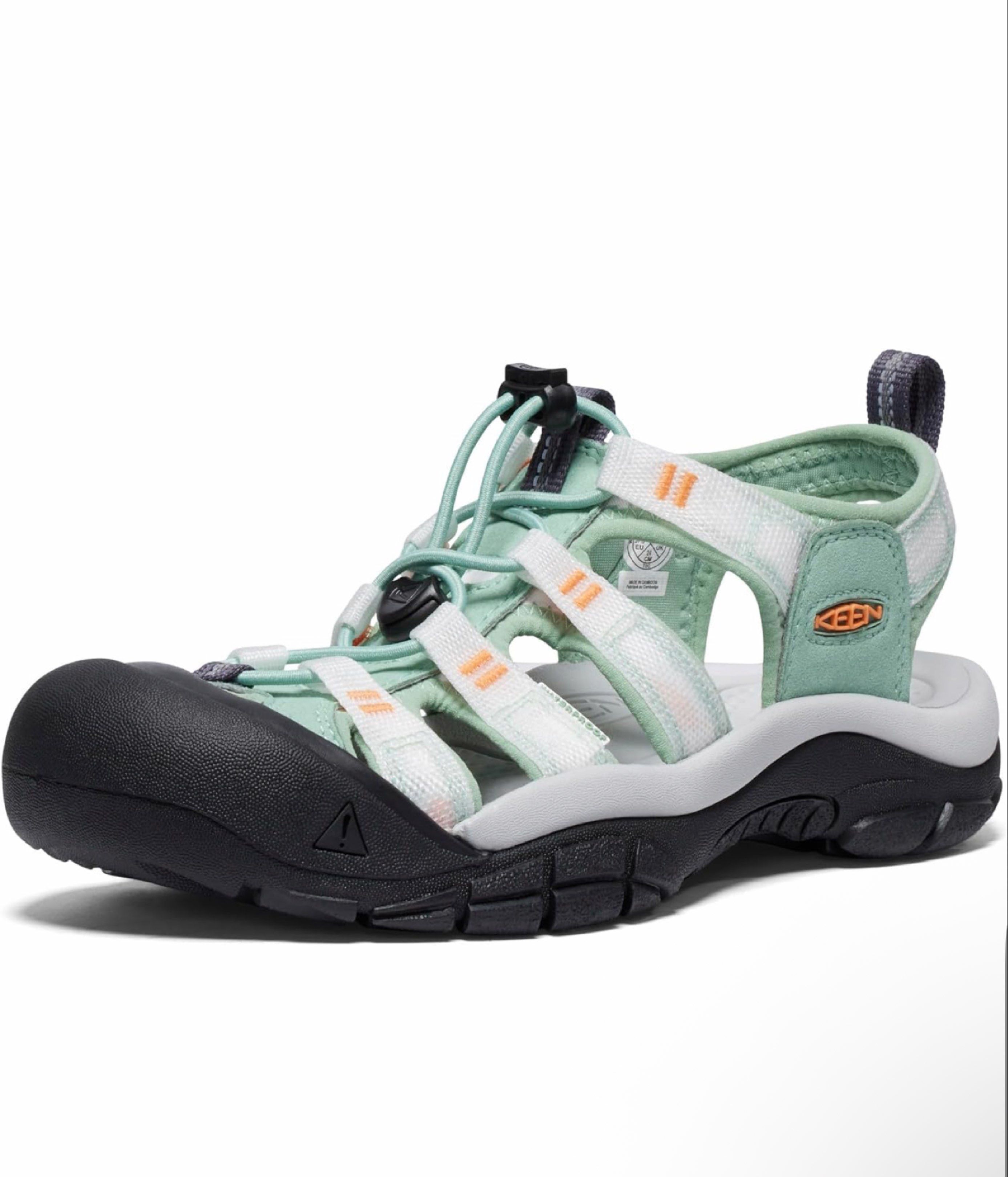 Keen Newport H2 Sandals - Mint Green (Category: Sandals) located in Singapore. Submitted by bubblycious (Listing ID 1419876145, Image 1). Description: - Mint green Keen Newport Women H2 sandals - Perfect for outdoor activities - Durable rubber outsole - Secure fit - Bought from Amazon on 20 May 2025 - Worn once to Maldives - Condition 9.5/10 - Negotiable - No box Reason for selling: Bought a size smaller.